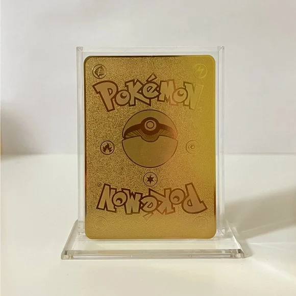 Pokémon Japanese Trainer Lillie 397/SM-P METAL GOLD CARD Gift/Display - Picture 3 of 3